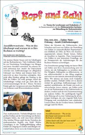 Titelseite: Kopf und Zahl